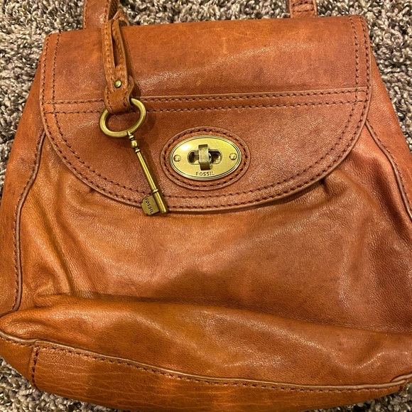 Fossil Leather Crossbody Purse - Picture 3 of 6